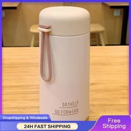 Water Bottles Cup Female Personality 270ml Thermos Kitchen Accessories Lovely Handy Mini Portable Bottle Drinkware Student