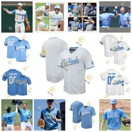 North Carolina Tar Heels Baseball Jersey Dylan Harris Ike Freeman Tyler Baum Austin Bergner Aaron Sabato Zac Gallen custom Stitched Mens North Carolina Jerseys