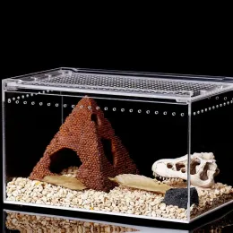 Terrariums Reptile Feeding Box Snake Breeding Box Lizards Cage Habitat Hatching Container