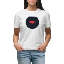 Kvinnors polos röda dvärgfartyg t-shirt blus hippie klädklänning för kvinnor grafik