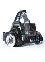 Boruit 2200LM 2 L2 LEDズーム可能な3モード18650ヘッドランプヘッドライト懐中電灯照明ヘッドフィッシングランプZoom2210191