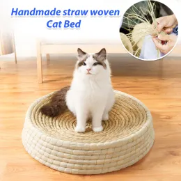 Mats Ręka Braid Cat Bed Cat Nest Nest Puppy Hodera Warstant Warstant