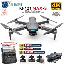 DRONES KF101 MAX-S DRONE PROFESSIONieL med 4K-kamera 5 km WiFi 500m Höjd EIS 3-Axis Gimbal FPV Brushless Quadcopter RC GPS DRON 24313