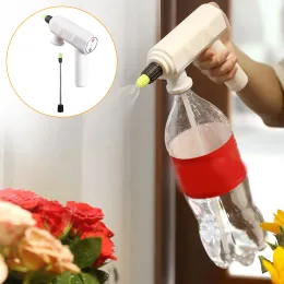 Pulverizadores usb recarregável elétrico longo bico spray pode cabeça rega flor rega spray chaleira pequeno temporizador pulverizador automático