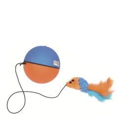 Cat Toys, Pet Interactive Cat Feather Toy, Automatic Kitten Toys för inomhuskatter, smart elektrisk boll/musleksak, (Auto Cat Toy) H31