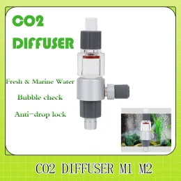 Utrustning QANVEE CO2 Diffusersystem för akvarium Atomizer Reactor Bubble Counter Spray Accessory Fish Aquatic Cylinder Kit Kontrollventil