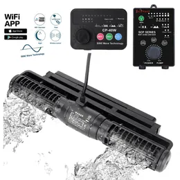 Jebao Jecod WiFi Dalga Makinesi Marine Coral Resif Akvaryumu Kablosuz Kontrol CP25 CP40 CP55 Sirkülasyon Pompası Çapraz Akış Dalga Pompası Y310A