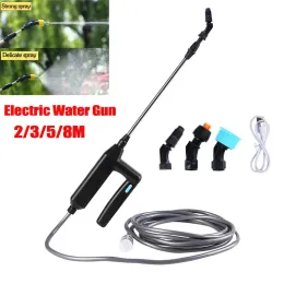 Pulverizadores pulverizador elétrico arma jardim atomização automática usb recarregável planta pulverizador garrafa sprinkler rega pode irrigação de jardim