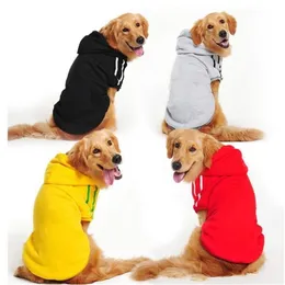 Inverno quente roupas para cães grandes casaco com capuz suéter para cães pet golden retriever labrador Alaskan Apparel272D