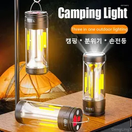 Przenośne lampiony do ładowania latarnia Latarnia Outdoor Light Magnet Awaryjna wisząca namiot mocny