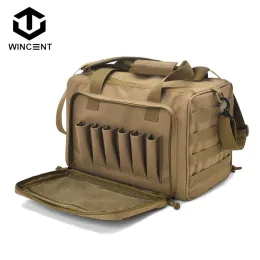 Sacos wincent saco de tiro arma caça bolsa ombro 600d à prova dwaterproof água saco treinamento tático molle sistema ferramenta saco acampamento