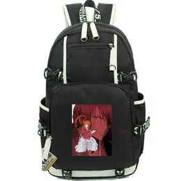 Ruroni Kenshin mochila Himura daypack Meiji kenkaku bolsa escolar romana bronzeada Mochila com estampa de desenho animado Mochila escolar casual Pacote de dia para computador