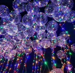 Bobo Ball Wave LED String 5 Meter 18quot 24quot 36quot Balloon Light مع بطارية لعيد الميلاد حفل زفاف Home2421763