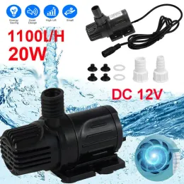 Accessories New Arrival 12V Motor Submersible Pool Ultra Quiet Brushless Water Pump Aquarium Filter Pump Lift 6m 1100L/H