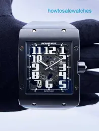 Автоматические часы RM Watch Brand Watch RM016 Extra Flat RM016 AL TI Титановые мужские часы в бумажном корпусе
