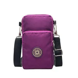 Middle Aged and Elderly Large Screen Mobile Phone Bag Wrist Single Shoulder Messenger Bag Arm Sports Zero Wallet Vertical Style