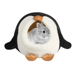 Pens Małe łóżko chomika urocze pingwiny kształt świnki świnka świnka