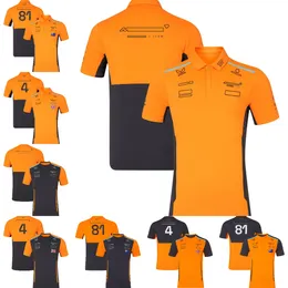 F1 2024 Team Polo Shirt T-shirt Formula 1 Driver Set Up T-shirt Racing Sports Breathable Jersey Summer Race Brand Men's T-shirt Tops