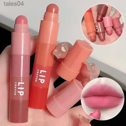 Lipstick 4 In 1 Nude Matte Lipstick Pencil Kit Velvet Sexy Red Lip Tint Non-stick Cup Multicolour Lipstick Pen Makeup Lips Cosmetic Set 240313