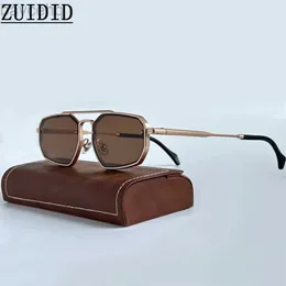 Vintage steampunk dla mężczyzn moda okularów przeciwsłonecznych Kobiety retro punk punkowe okulary gafas de sol hombre Zonnebril heren ldd240313