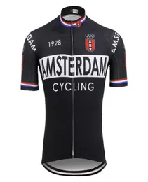 Ulusal Siyah Bisiklet Forması Kısa Kol MTB Jersey Amsterdam France Italia Holland Bike Giyim Ropa Ciclismo 5 Style5143640