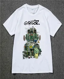Gorillaz T Shirt UK Rock Band Gorillazs Tshirt Hiphop Alternative Rap Tee koszulka Nownow Nowy album Tshirt Pure Cotton6810029