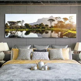 Schöne Sonnenuntergang Landschaft Leinwand Gemälde Poster und Drucke Wand Kunst Leinwand Bilder für Schlafzimmer Cuadros Home Dekoration187w