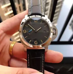 ساعة أعلى جودة Pareer 3A Men's Mechanical Watch 44 مم حزام راتفي كبير 316 فولاذ عالي الجودة حركة تلقائية بالكامل حركة مضيئة