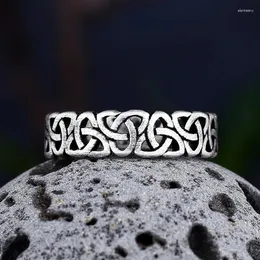 Cluster Ringe Herren 316L Edelstahl Vintage Wikinger Rune Odins Symbol Ring Amulett für Teenager Schmuck Freund Geschenke