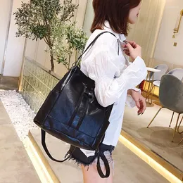 School Bags Fashion Y2k Women PU Leather Backpacks High Quality For Teenage Girls Shoulder Bag Casual Female Rivet Travel