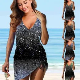 Swim Wear Spotted Womens Summer Holiday Vester Slim-Fit Bikini Photogenic Swimsuit Set S-5xl Aquatic Sports 240311
