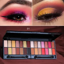 28 Color Makeup Eyeshadow Palette with Brush Matte Pigment Eye Shadow Powder Metallic Glitter Make Up Cosmetic 240312