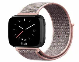 Fitbit Versa 2 1 Lite Nylon Band Strap Sports Woven Loop Watch Watch Wristband Bands1756298