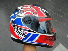Ara I Number 27 Dual Valsors Full Face Off Road Racing Motocross Motorcycle Helmet