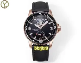 YS 5025-1530-52 True Tourbillon Watch Diameter 45mmを自動張るツアービヨンムーブメントサファイアカウントダウンリングマウスダブルサファイアアーチミラー