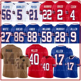 Billig 17 Josh Allen Football Bills Jersey Stefon Diggs von Miller Dalton Kincaid Greg Rousseau Matt Milano Micah Hyde Khalil Shakir Damar Hamlin Dawson Knox