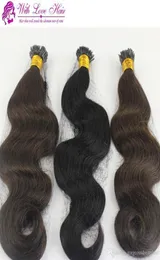 1 pakiet pakietów 830039039 podwójnie narysowany keratyna fuzyjna strój końcowy ILink Hair Extensions Fave Indian Remy prosto I Shap7843861