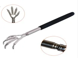 New Adjustable Convenient Black Eagle Claw Stainless Steel Massager Back Scratcher Gift8885076
