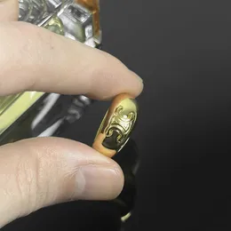 636C Designer Fashion Luxury Band Rings New Celi Triumphal Arch präglade tredimensionell guld enkel ring för kvinnlig minoritet av högsta personlighet enkel