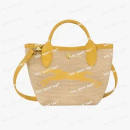 Women Weave le Replay LongChammp Tote Bag Lady Słomka Pochette Pochette Mini Torebka Projektant Torby Luksusowe Crossbody Clutch Torka Męs