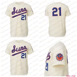 Jacksonville Suns 1966 Home Jersey Custom Jersey Herhangi bir isim numarası dikişli adam