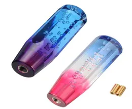 Shift Knob Universal 15cm Crystal Car Gear LED Light Manual Spick Shifter med Adapter8795385