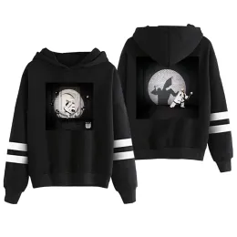 Tierra Whack World Wide Whack Albüm Kapağı Hoodie Pocketless Paralel Barlar Kollu Sokak Giyim Erkekleri Kadın Moda Sweatshirt