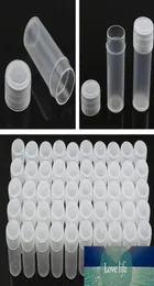 Whole 500 Pcs 5g Volume Plastic Sample Bottle 5ML Small Vial Medicine Pill Powder Capsule Storage Container Translucent New1751669