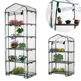 Greenhouses Green House Cover Outdoor For Garden Gardening Warm Waterproof Greenhouse Clear Plant Greenhouse PVC For Home Outdoor Plant