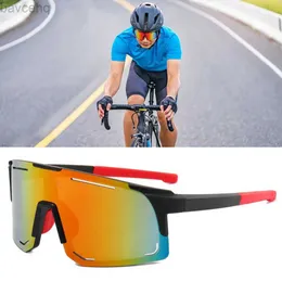 Utomhuscykling solglasögon UV -skydd Vindtäta solglasögon för män Kvinnor Polariserade linscykel Eyewear Sports Goggle LDD240313