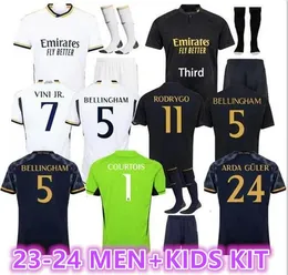 Kids +S-4xl 23 24 Bellingham Soccer Jerseys Real Madrids 2023 Vini Jr Benzema Camavinga Rodrygo Rudrygo Modric Kroos Tchouameni Valverde Men Kids Shirts889
