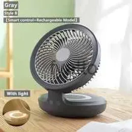 Electric Fans Home dual-purpose kitchen fan small USB charging silent and windy desktop mini portable electric for home dormitoriesH240313