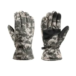 Handskar Mens Winter Hunting Gloves Camo Tactical Work handskar Full Finger Snow Gloves For Outdoor Hunting Camouflage Gear