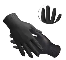 100pcs50 par BlueBlack Home Disponible Hair Coloring Latex Gloves Cooking Gloves Universal House Cleaning Tattoo Glove Tools2831707
